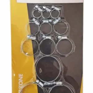Toolzone 12Pcs Assorted Hose Clips HW067