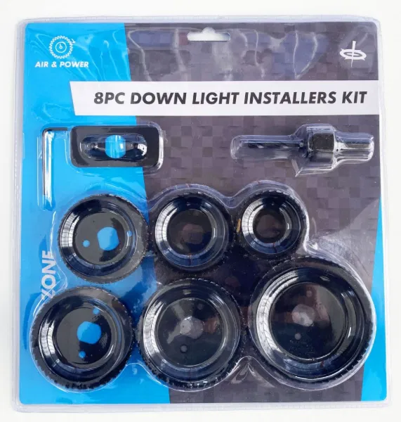 Toolzone 8Pcs Down Light Installers Kit HS036