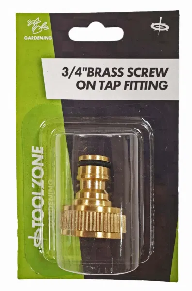 Toolzone 3/4″ Brass Screw On Tap Fitting GD155