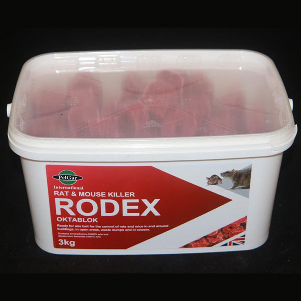 50PPM Rodex Oktablok II – Red 3kg Tub