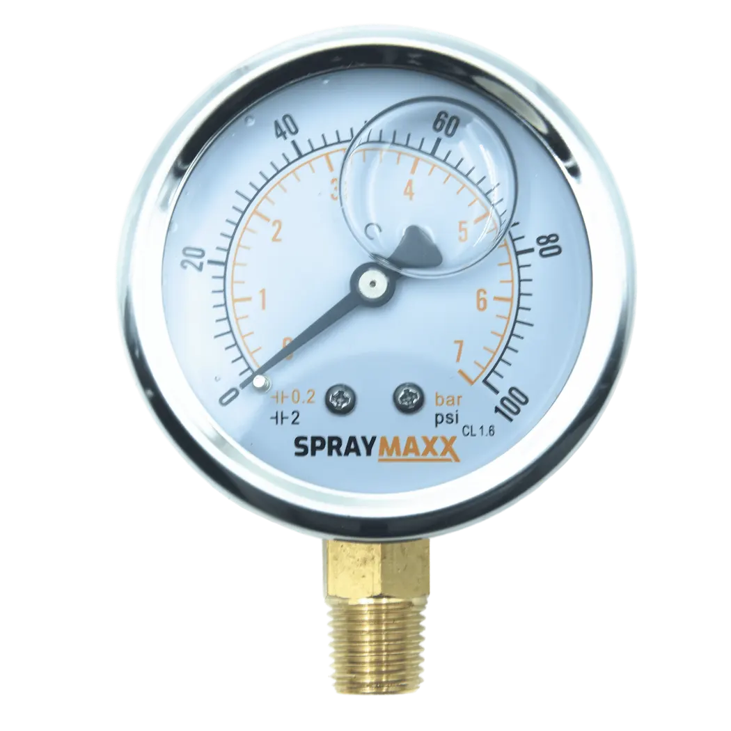 Portek 100 PSI Quad Sprayer Pressure Gauge PK088/018