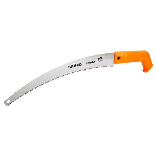 Pruning saw with plastic handle