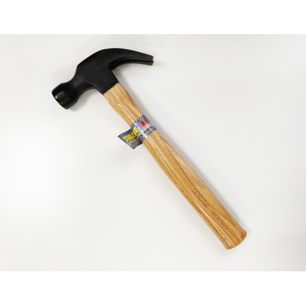Toolzone 20Oz Hickory Handle Claw Hammer