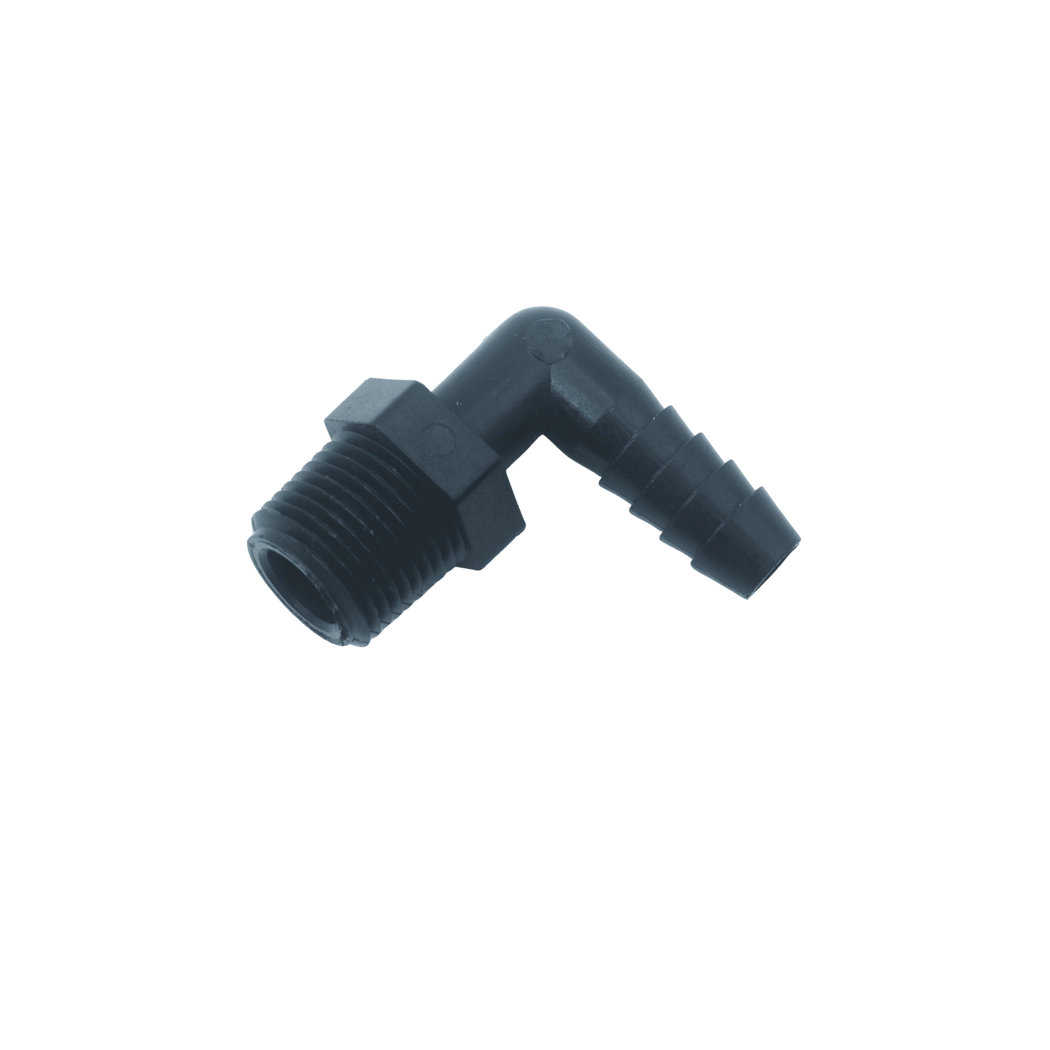 Portek Elbow 3/8″ Male – 3/8″ Hose Tail PK088/130