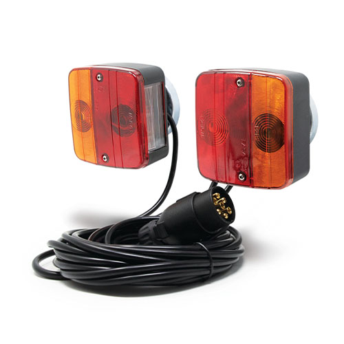 Maypole Bulb-Type Trailer Magnetic Lighting Triangles With 10M Trailer Cable 12V MP44924