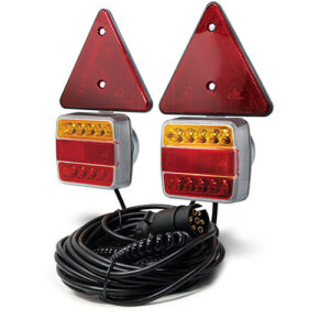 Maypole 10M Trailer Cable & Magnetic LED Triangles 12V MP44962