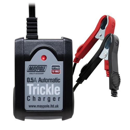 Maypole DC Automatic 0.5A Trickle Battery Charger 12V MP7402