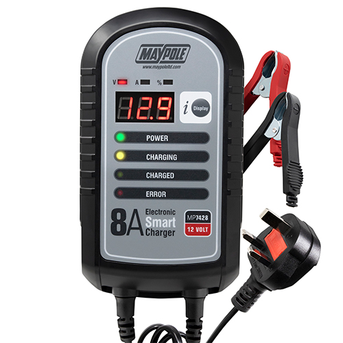 Maypole 8A Electronic Smart Charger 12V MP7428