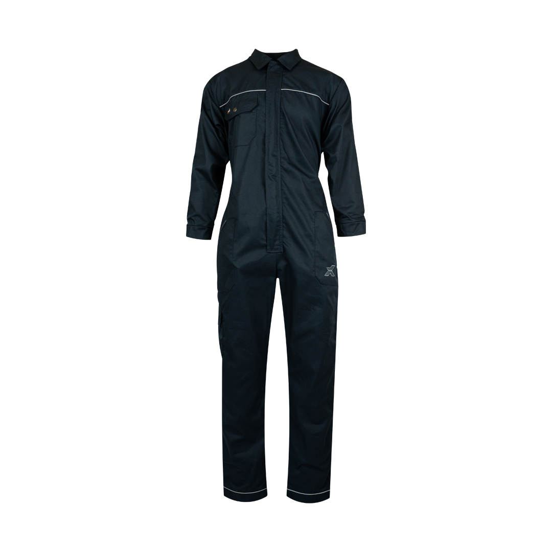 Xpert Core Zip-Front Workwear Coverall Boilersuit Navy