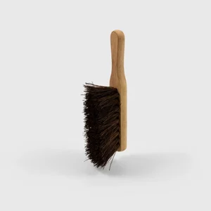 Hillbrush 10" Wooden Hand Brush Stiff Medium Fill Bristles Bassine VR16