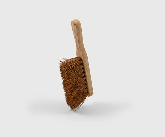Hillbrush 10″ Wooden Hand Brush Soft Bristles Coco VR15