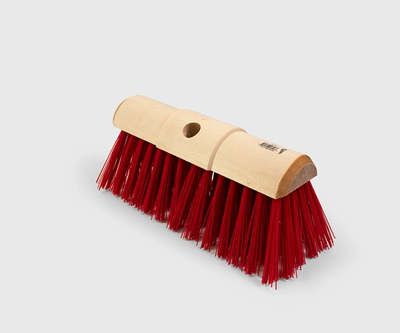 Hillbrush 13″ Wooden Yard Brush Stiff PVC Bristles P17