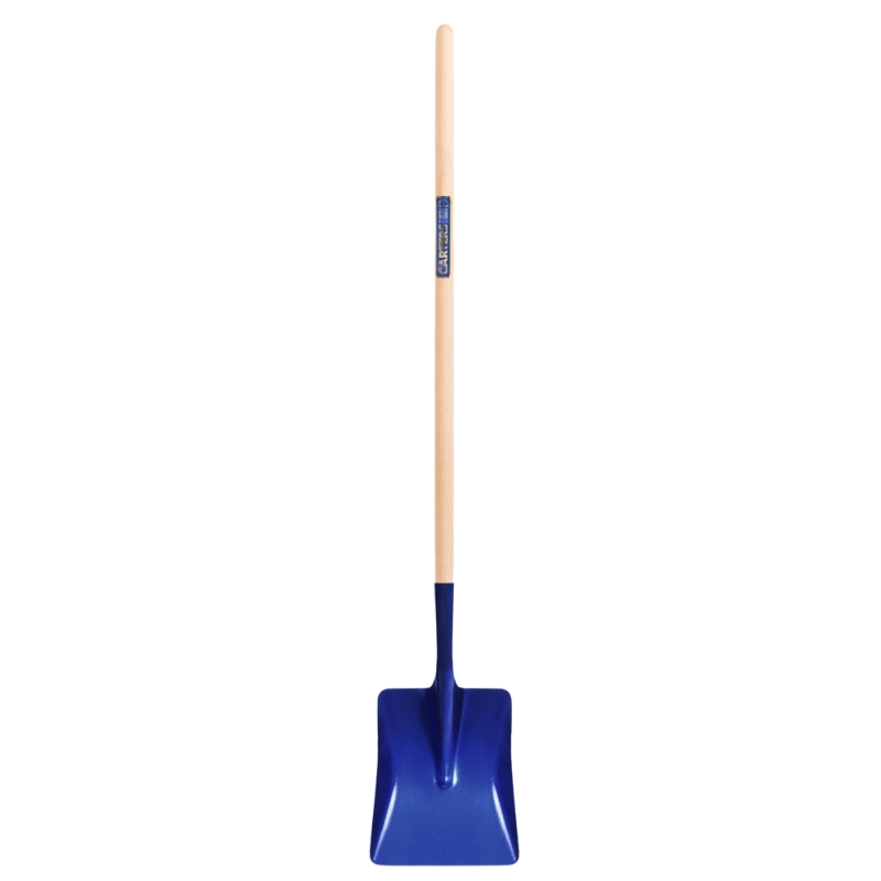 Carter 48″ Wooden Shaft Square Blue Steel Shovel 040SEP48