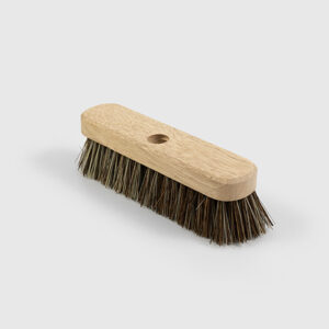 Hillbrush 9" Stiff Bristles Wooden Deck Scrub and Shaft 824 D82