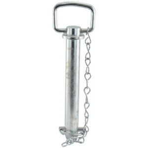Trailer Hitch Pin with Chain & Linch 1-1/8" BK-059
