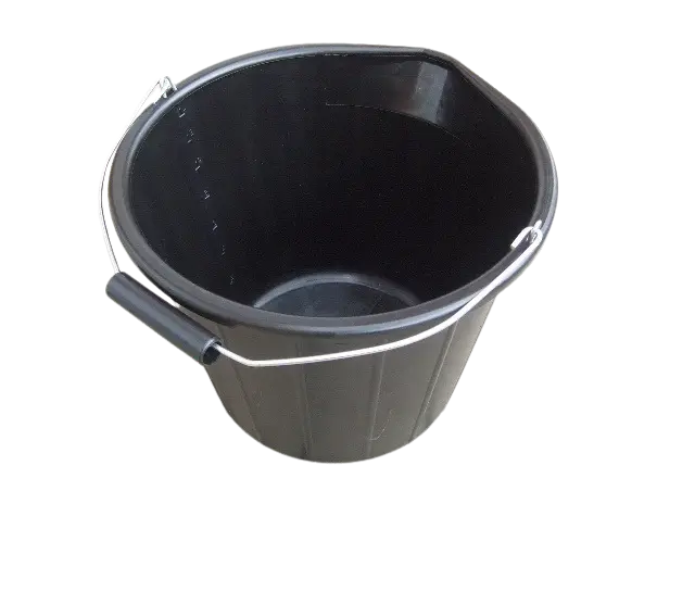 General Use Standard Black Bucket 3 Gallon